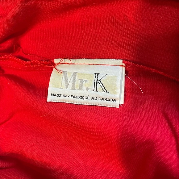 Vintage Deadstock Red Mr. K Pants - Picture 2 of 5